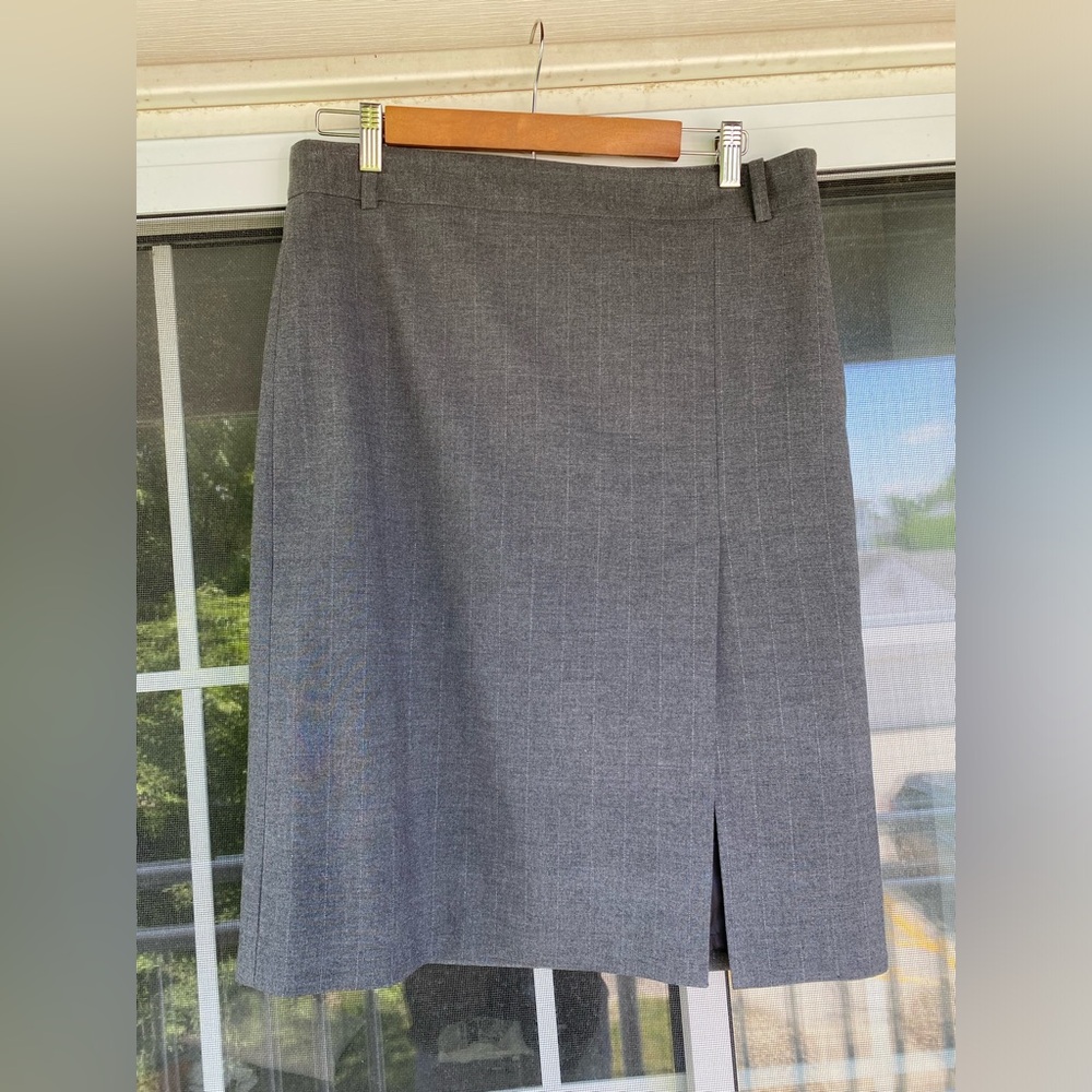 Mango pinstripe skirt
